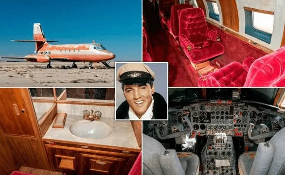 Elvis Presley’s 1962 private jet has found a new owner, and the interior is simply stunning!