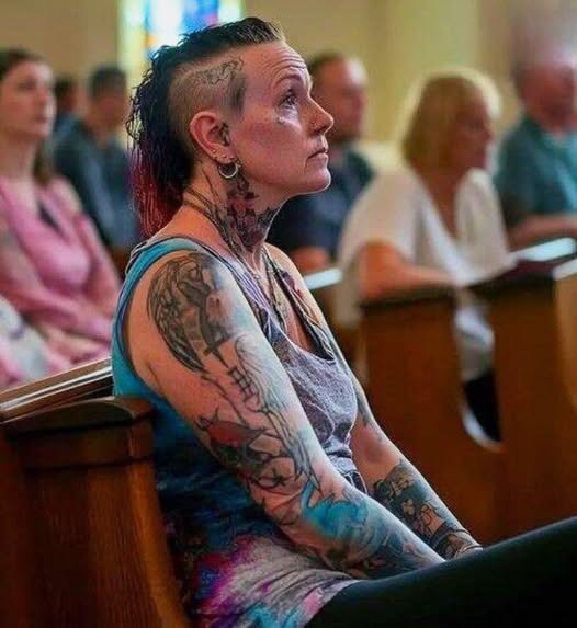 In Church, I Noticed An Adult Woman Who Many Tattoos And Body Piercings, And It Made Me Uncomfortable