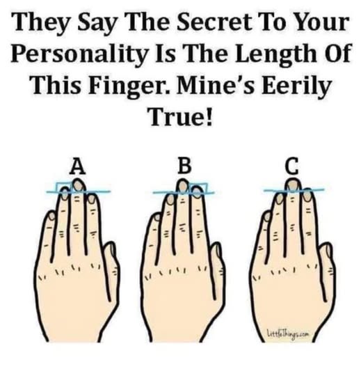 What Does Finger Length Reveal About Your Personality