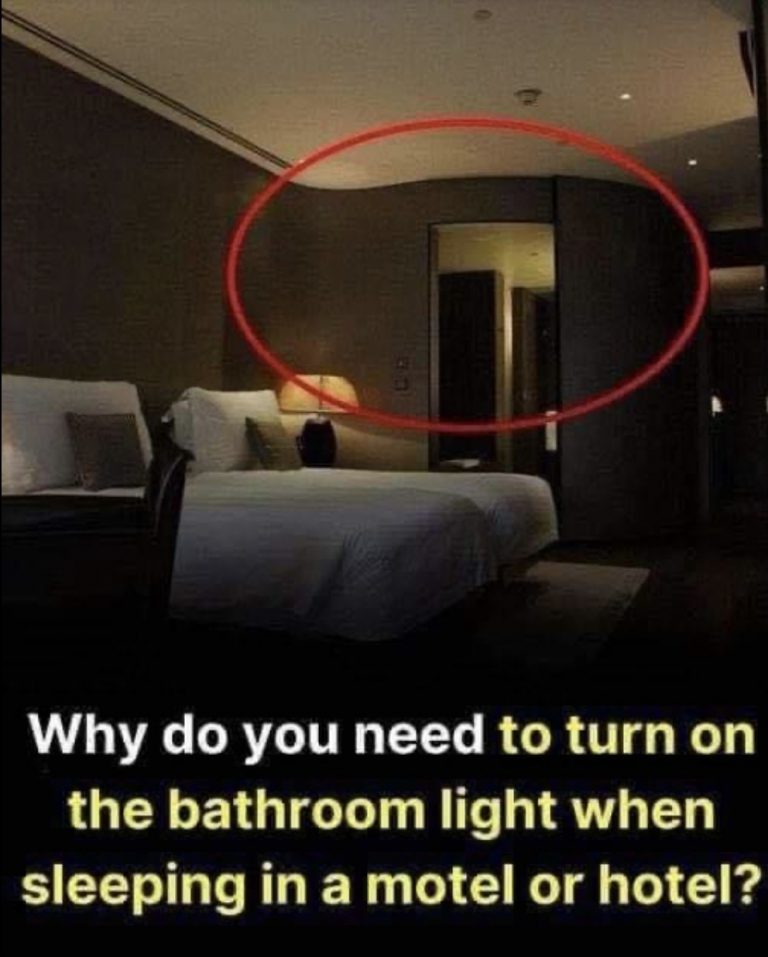 Keep bathroom light on when sleeping in hotel – Here’s why