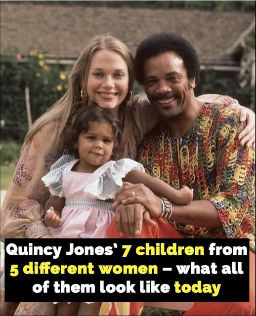 Quincy Jones had seven children – this is them now