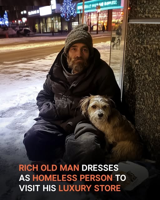 Rich Old Man Dresses as Homeless and Visits Huge Grocery Store to Determine His Heir – Story of the Day