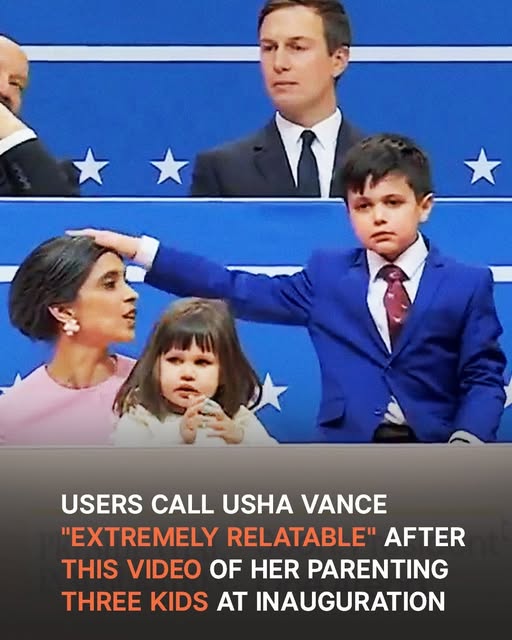 Users Find Usha Vance ‘Extremely Relatable’ for Her Interaction with Children During Inauguration – Video