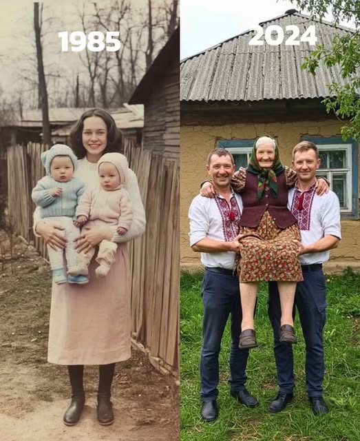 A Mother’s Love Through Time: A 39-Year Journey Captured in a Single Image