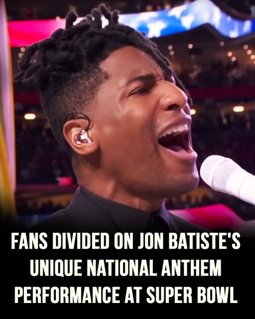 Fans divided on Jon Batiste’s unique National Anthem performance at Super Bowl