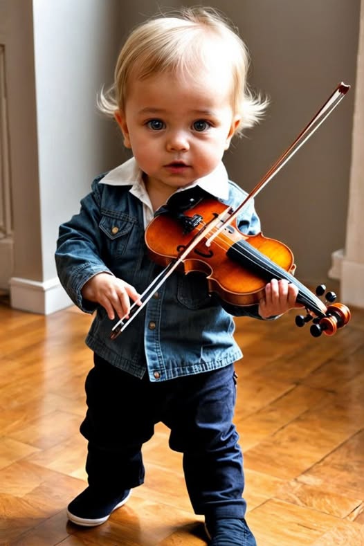 This is a divine talent! A 2-year-old prodigy plays the violin, leaving the audience in tears with her incredible performance!